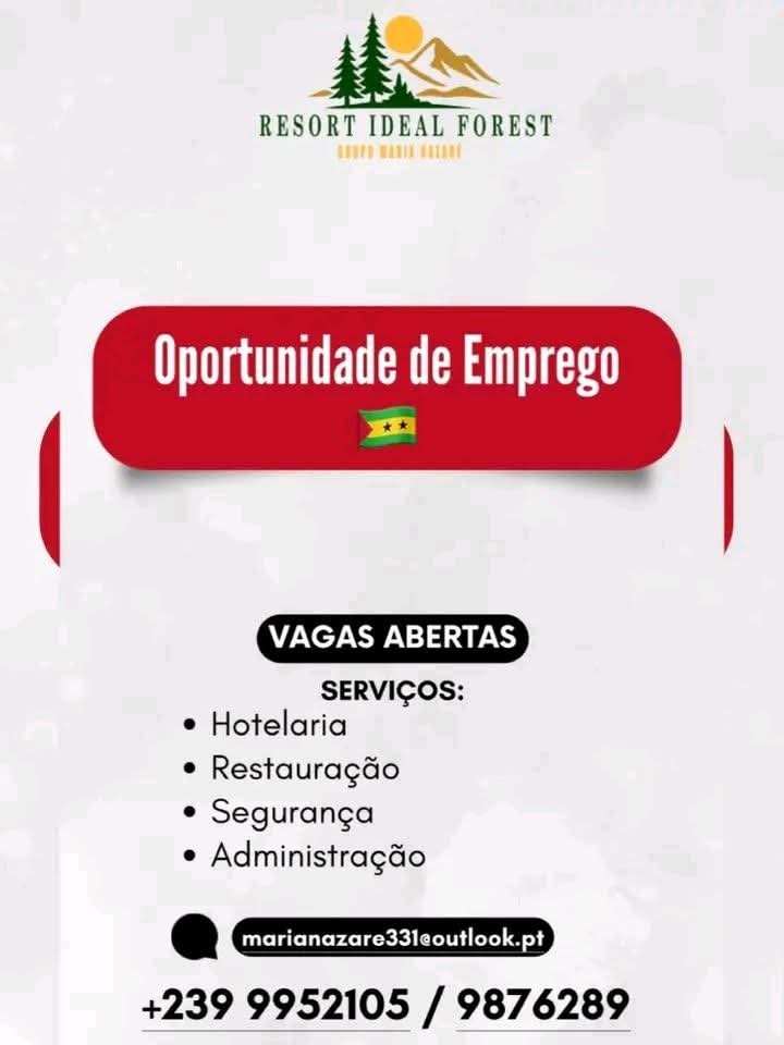 Vagas no Resort Ideal Forest!