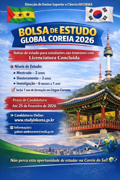 Bolsas de Estudo Para Coreia do Sul