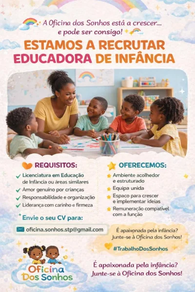 Vaga Para Educadora de Infância