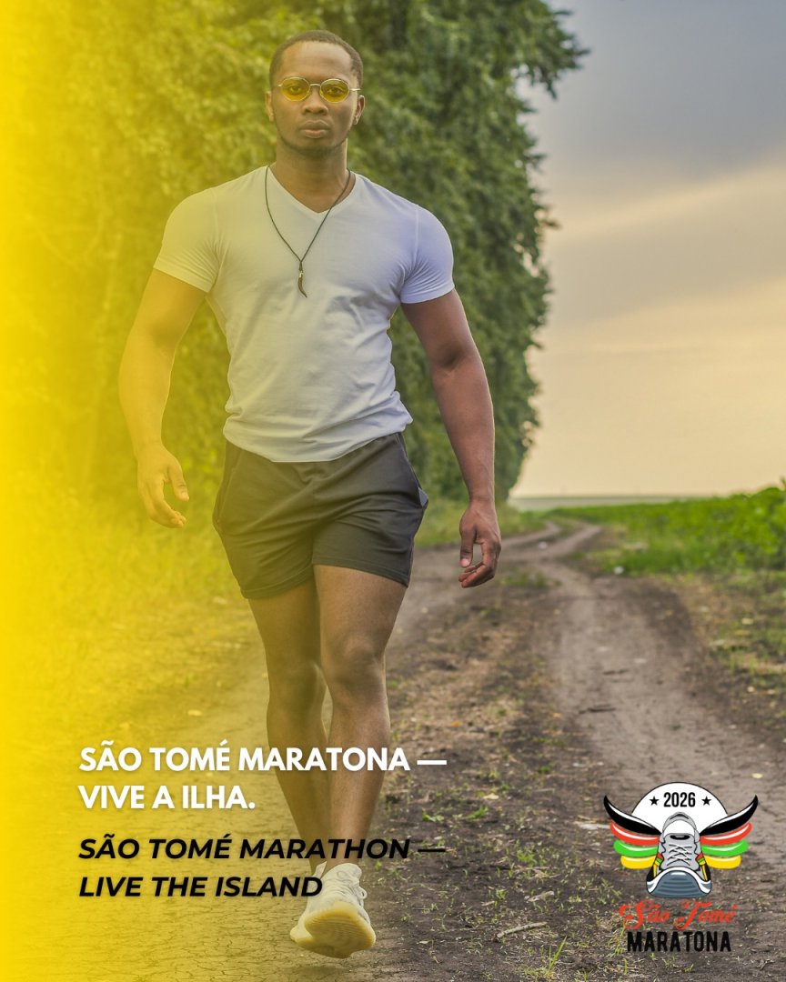 São Tomé Maratona 2026 - Corra no Centro do Mundo