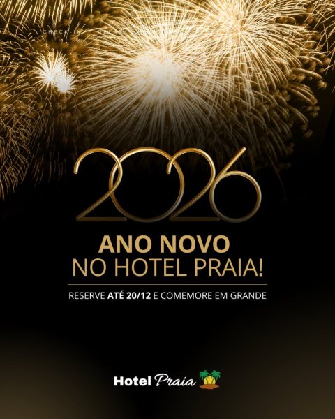 Passagem de Ano 2026 – Hotel Praia