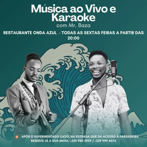 Música ao Vivo e Karaoke no Onda Azul