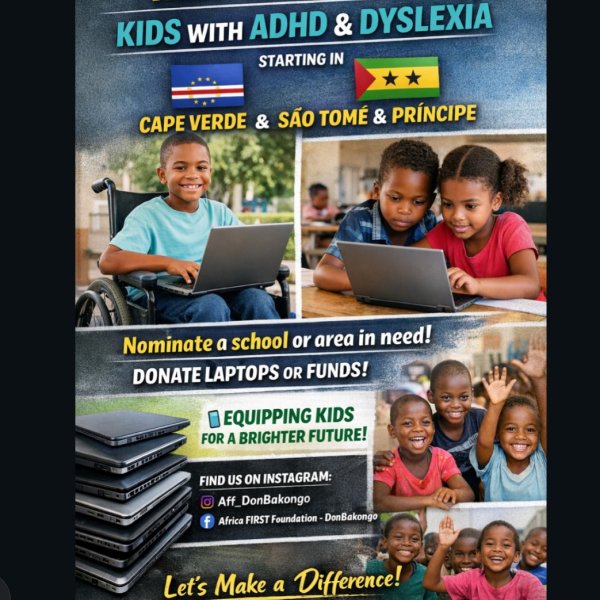 Doação de Laptops para Escolas e Crianças e com TDAH